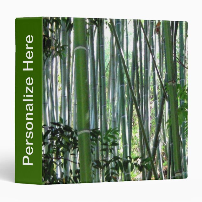Bamboo Forest 1.5" Binder (Front/Spine)