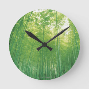 Bamboo Forest 2 Round Clock