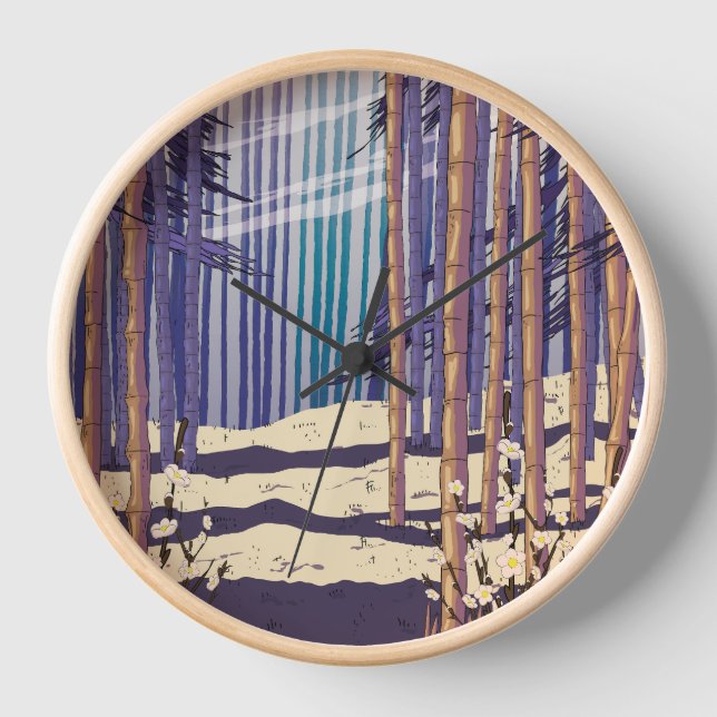 Bamboo Forest Clock (Front)
