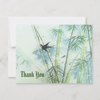 Bamboo Forest - green Card