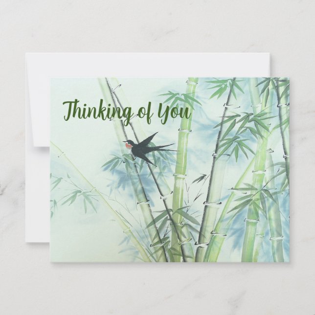 Bamboo Forest - green Card (Front)