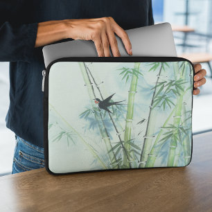 Bamboo Forest - green Laptop Sleeve