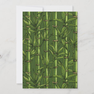 Bamboo forest in green