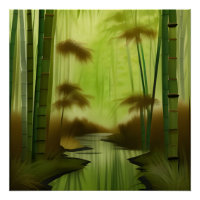 Bamboo Forest Traditional Chinese Painting