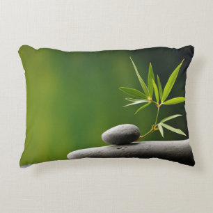 Bamboo Forest Tranquil Peaceful Nature  Accent Pillow