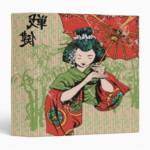 bamboo geisha girl notebook-01 binder