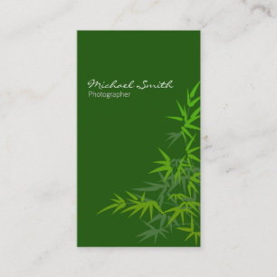 Bamboo Green Business Card