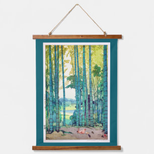 Bamboo Grove, Hiroshi Yoshida Hanging Tapestry