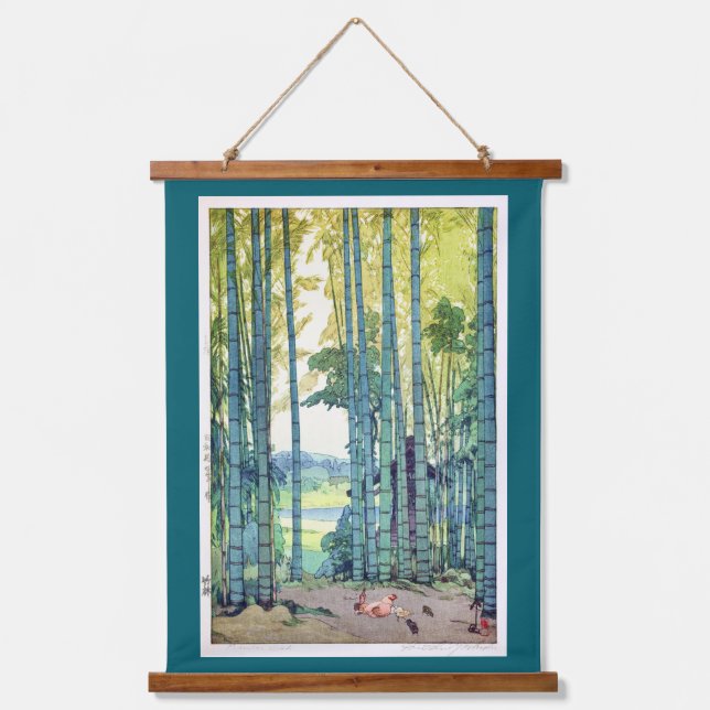Bamboo Grove, Hiroshi Yoshida Hanging Tapestry (Front)