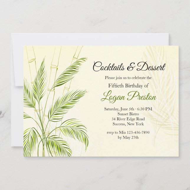 Bamboo Invitation (Front)