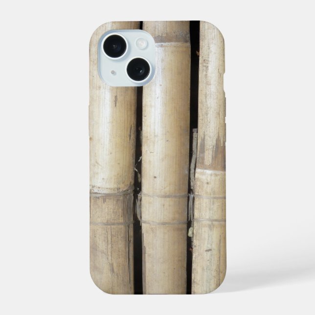 bamboo iPhone 15 case (Back)