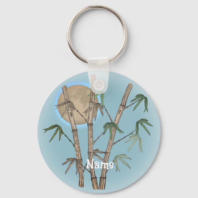 Bamboo  keychain (Front)