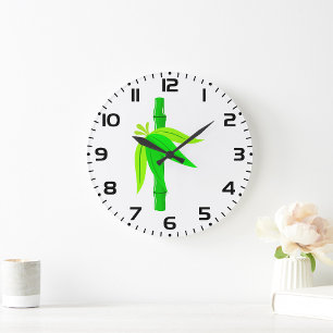Bamboo Large Clock