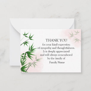 Bamboo Leaf Card
