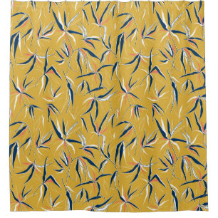 Bamboo Leaves: Tossed Vintage Pattern