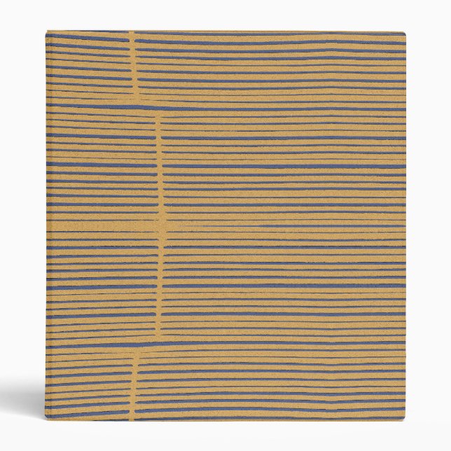 Bamboo Look Striped Binder (Front)