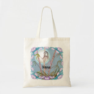 Bamboo Lotus Moon Tote Bag