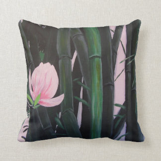 Bamboo magnolias - pillow