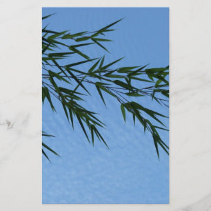 bamboo on sky of clouds