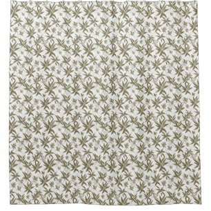 Bamboo on White Sheers - seamless surface pattern.