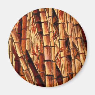 bamboo painting Asian Oriental art Magnet
