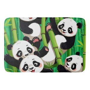 Bamboo Panda Bath Mat