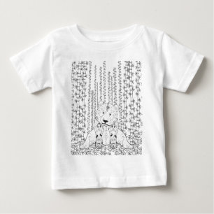 Bamboo Panda Doodle Baby T-Shirt
