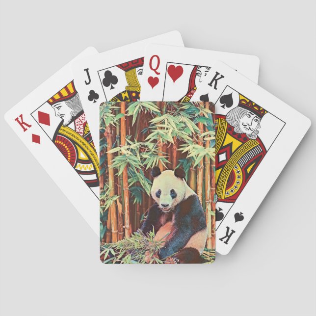 Bamboo Panda Playing Cards (Back)