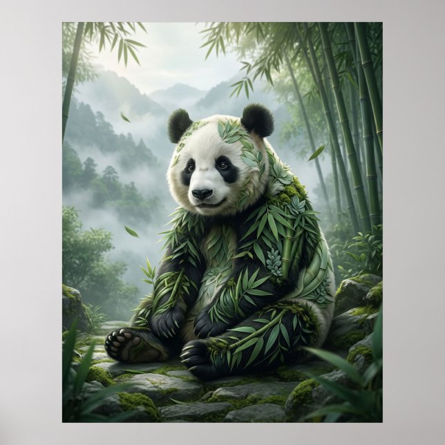 Bamboo Panda Serenity Poster (Front)