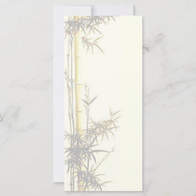 Bamboo Rack Card (Front)