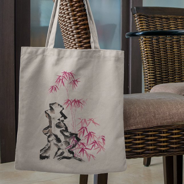 Bamboo - red tote bag (Creator Uploaded)