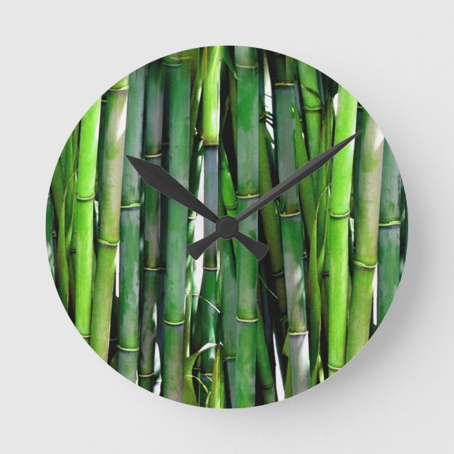 BAMBOO ROUND CLOCK (Front)