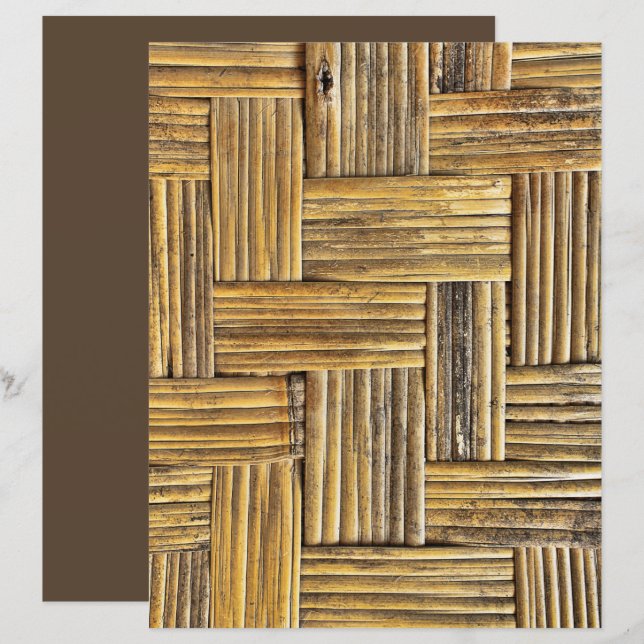 Bamboo Scrapbook 25 Background Paper (Front/Back)