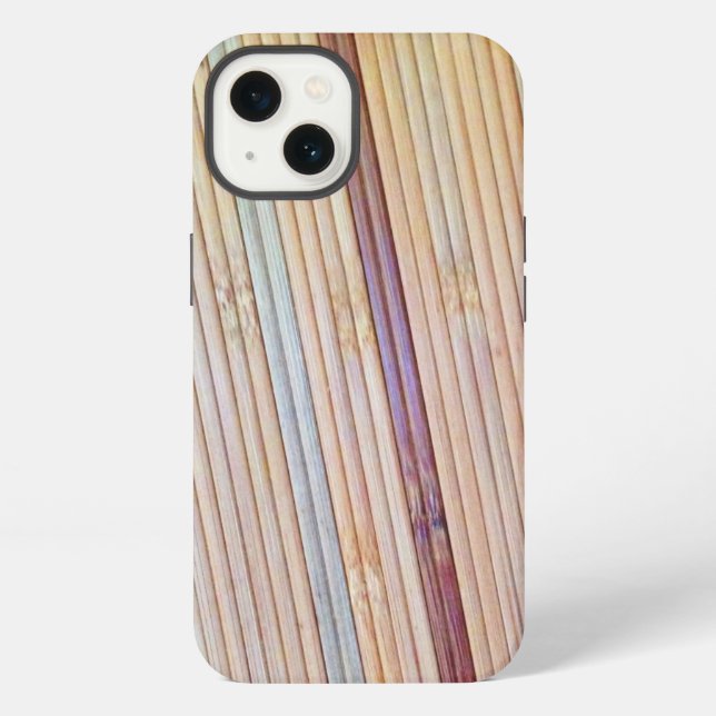 Bamboo Screen Design iPhone Case (Back)