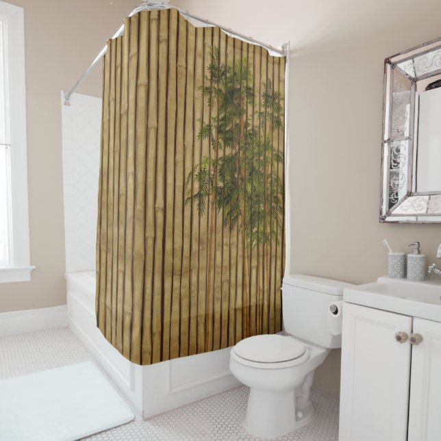 Bamboo Shower Curtain (In Situ)