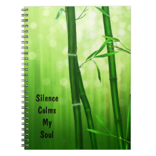 Bamboo - Silence Calms My Soul Notebook