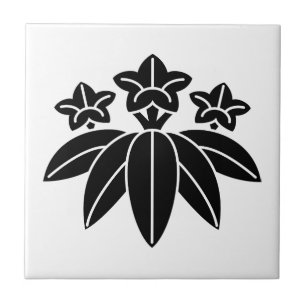 Bamboo-style gentian tile