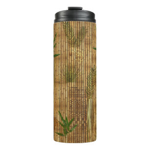 Bamboo Tapa Thermal Tumbler