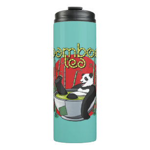 Bamboo Tea Drinker Panda Thermal Tumbler