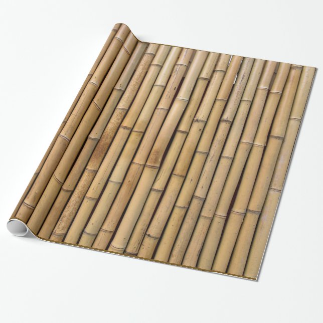 Bamboo Textured Wrapping Paper (Unrolled)
