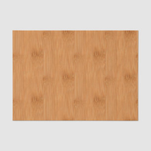 Bamboo Toast Wood Grain Look Tissue Paper