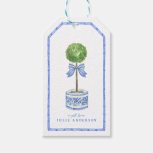 Bamboo Topiary Garden   Chinoiserie  Gift Tags
