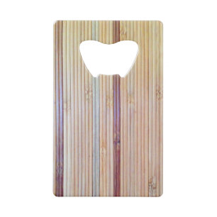 Bamboo Wallet Bottle Opener