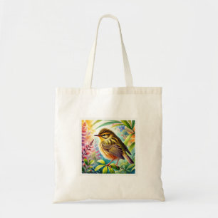 Bamboo Warbler Harmony 310824AREF115 - Watercolor Tote Bag