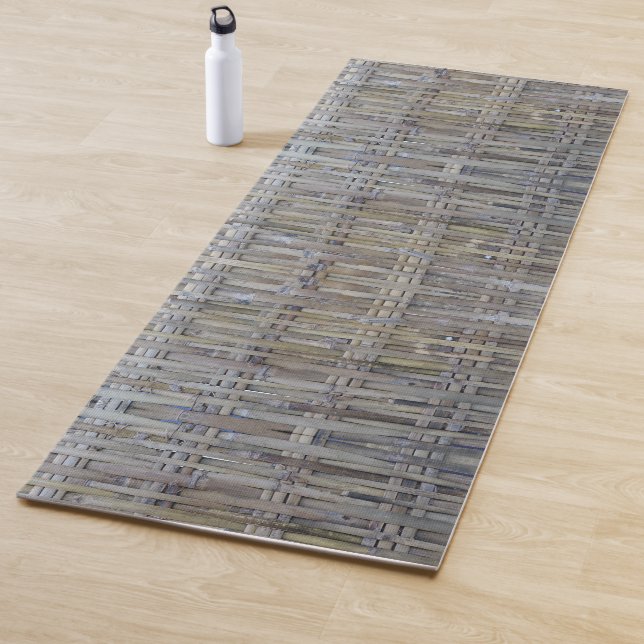 Bamboo weaving pattern yoga mat (In Situ)