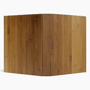 Bamboo Wood Print Binder