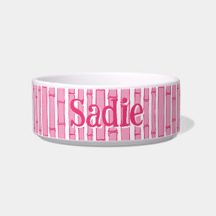 Bambooey Bamboo Stripe in Pink Bowl