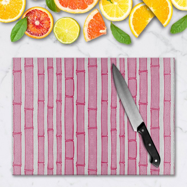 Bambooey Bamboo Stripe in Pink Cutting Board (Creator Uploaded)
