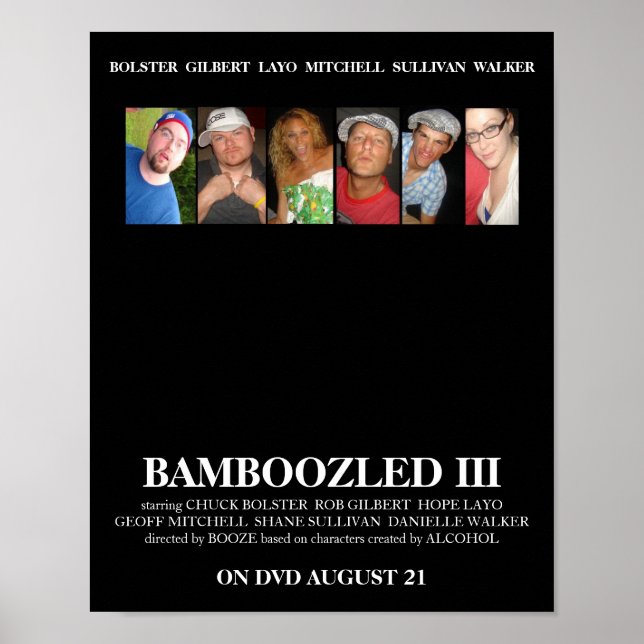 BAMBOOZLED 3 Official Movie Poster (Front)