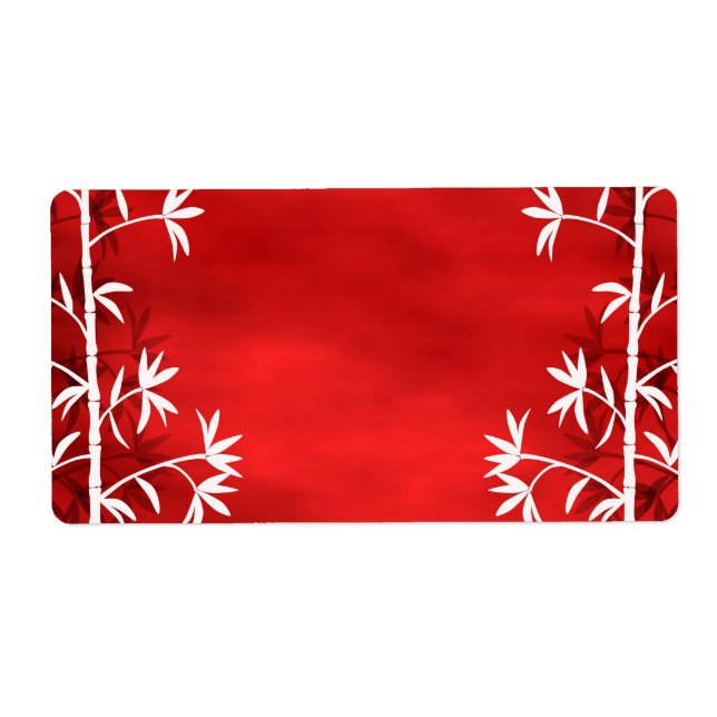 Bambou blanc rouge (Devant)